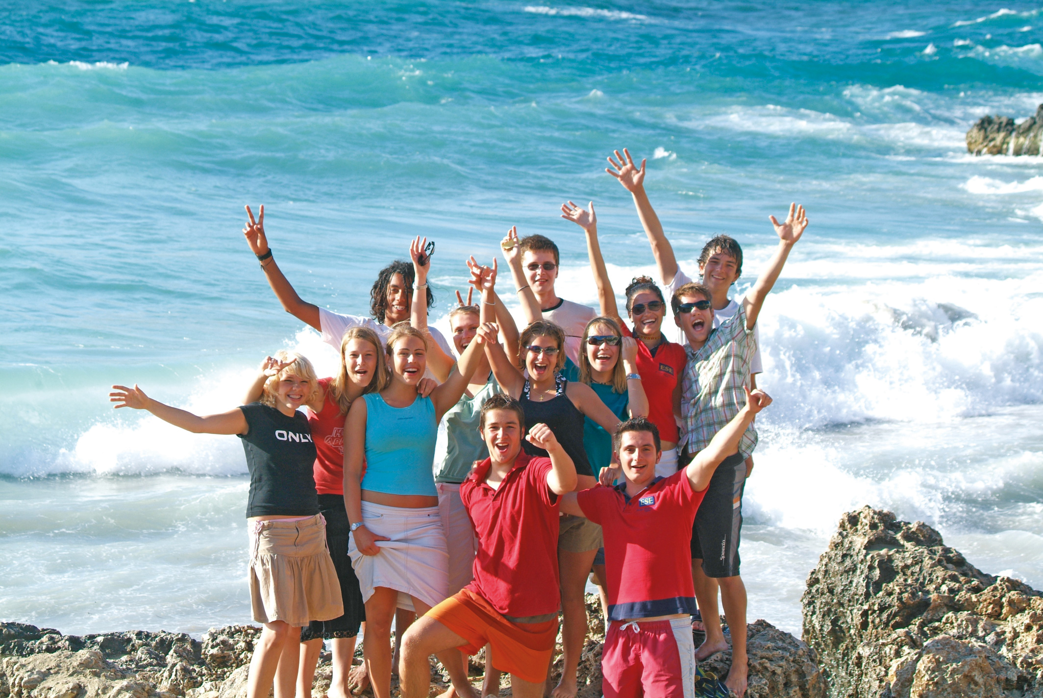 Malta Teens at the beach